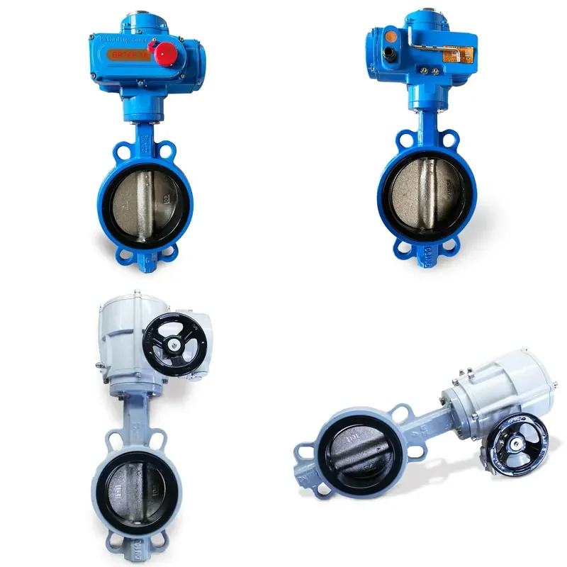 DN100 DN200 PN16 Pair Clip Type DC AC 24V Sanitary Butterfly Valve Manual Water Valve Actuator KXC Metal ISO9001
