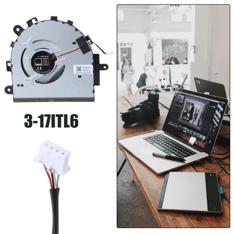 Laptop CPU Cooling Fan Heat Sink Component for EdeaPad 317ITL6 FAN Computer Dropship