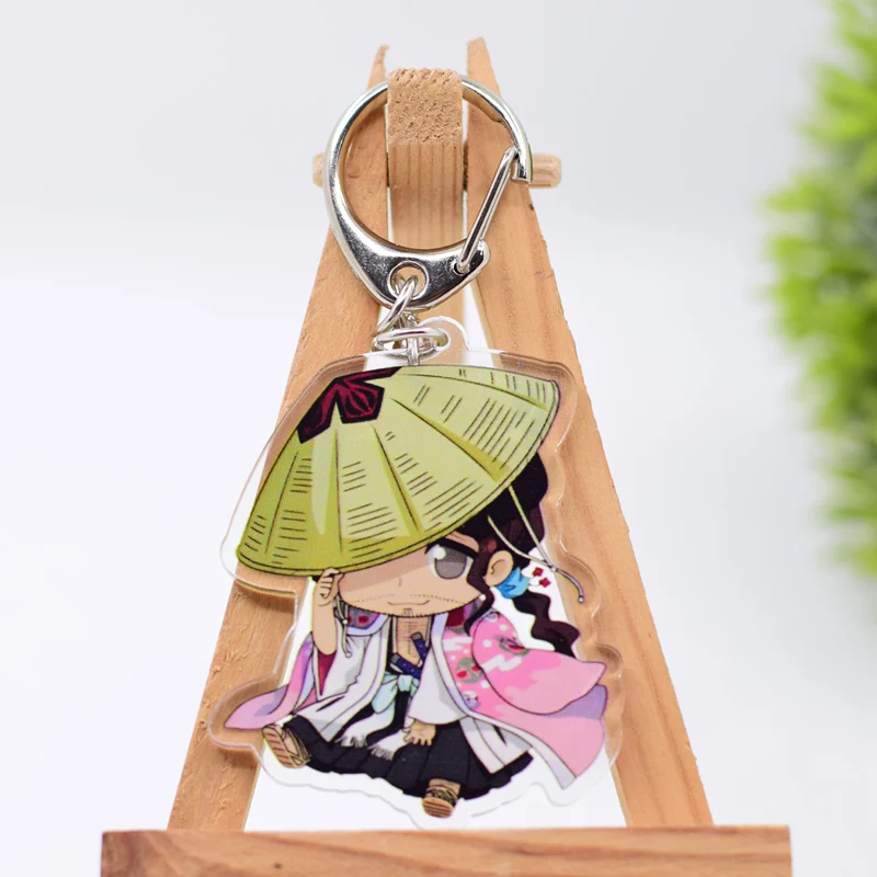 Bleach Anime Keychain 26 Styles Arcylic Cartoon Figures Keyrings Kawaii Accessories