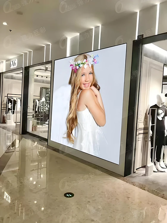 High definition LED screen curtain wall transparent LED TV display screen transparent LED screen glass window P3.91 full-color