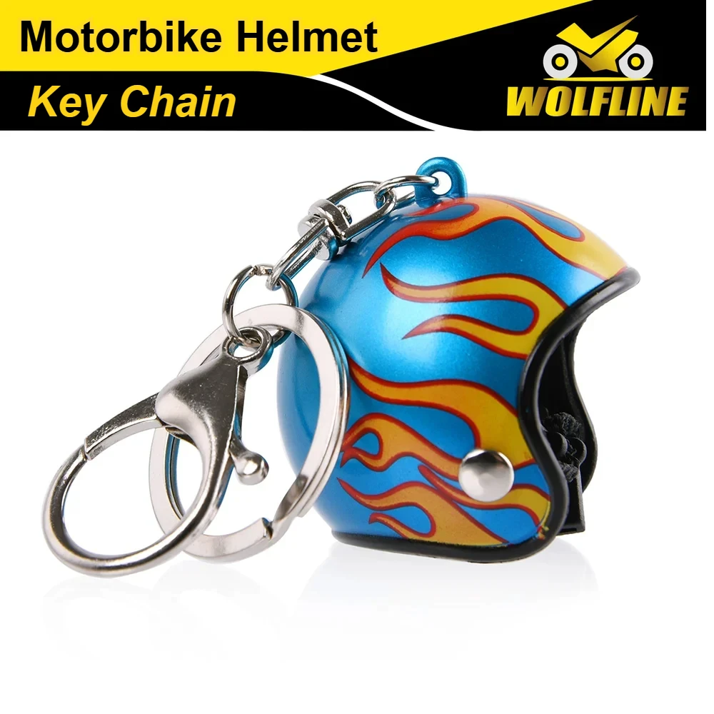 

Wolfline Motorcycle Key Pendant New Trinket Keyring Friend Gift Keychain Motorbike Helmet Key Chains