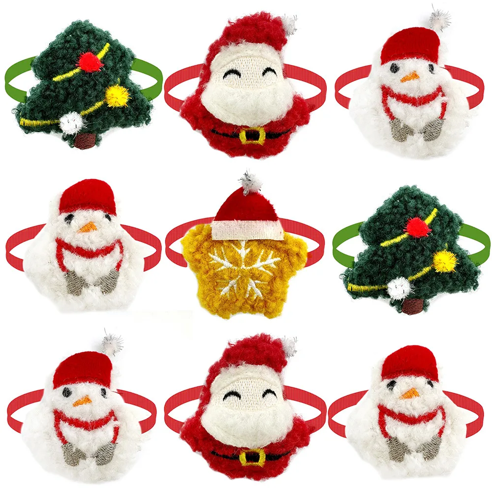 

50/100pcs Christmas Pet Dog Cat Bow Tie Adjustable Dogs Accessories Pet Dog Bow Tie Puppy Bow Ties Dog Pet Supplies for Dogs