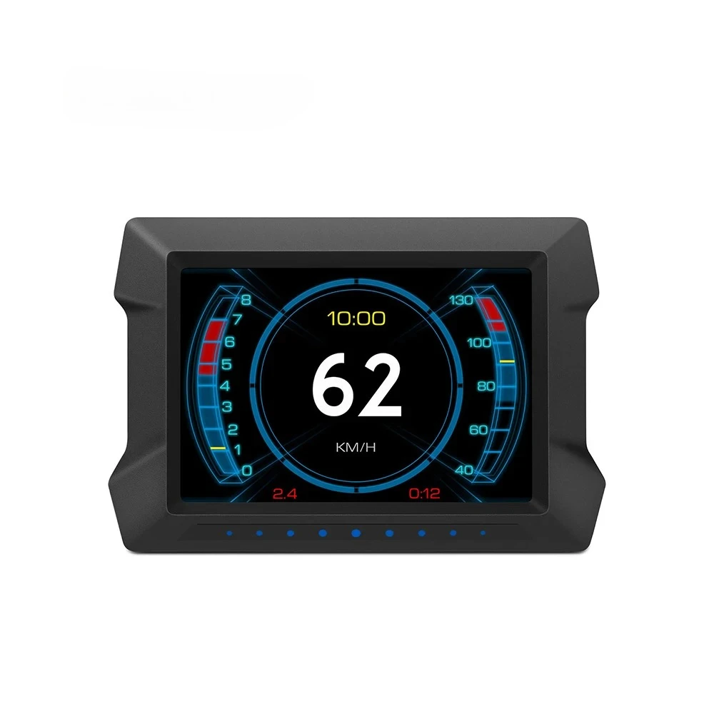 New OBD2 GPS LCD Meter Car Diagnostic Security Tools with HUD Head up Display and P22 Car Obd2 Gauge