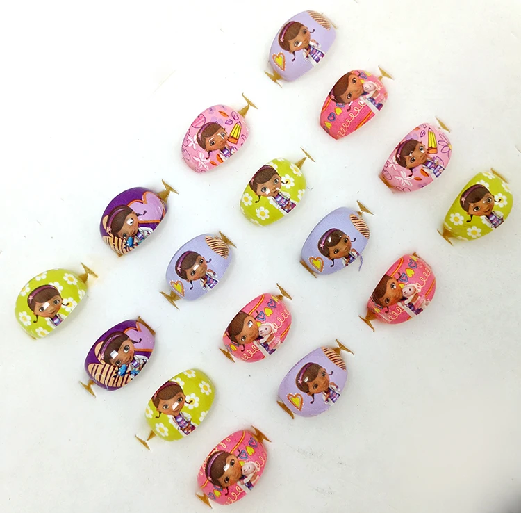 10/20pcs Disney Cartoon Doc McStuffins Toys kids Rings Children girl Party Gift Jewellery size 15mm