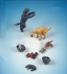 1:35 Die-casting Resin Small Animal Scene Layout Model Assembly Kit Name