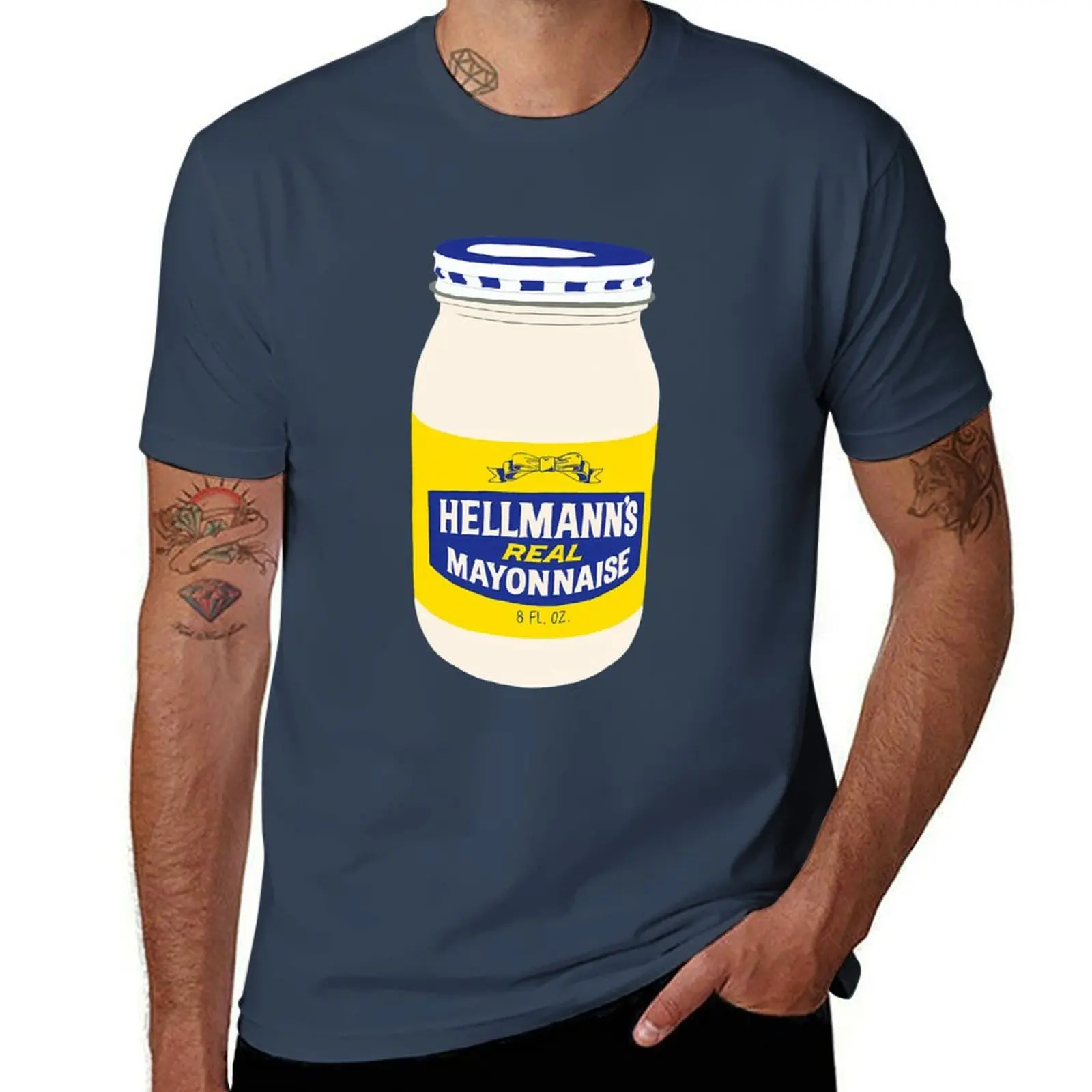 Mayonnaise For Fans T-Shirt Basic Casual Wear Short Sleeve Top