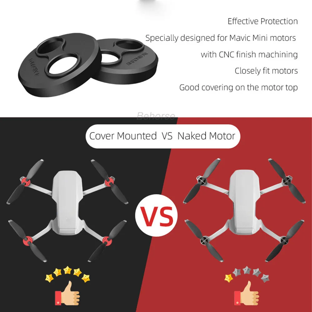 Aluminium Motor Cover Motor Beschermkap Stofkap Voor Dji Mini 2Mini Se/Mini 3/Mini 3pro/Mini 4 Pro Drone Accessoires