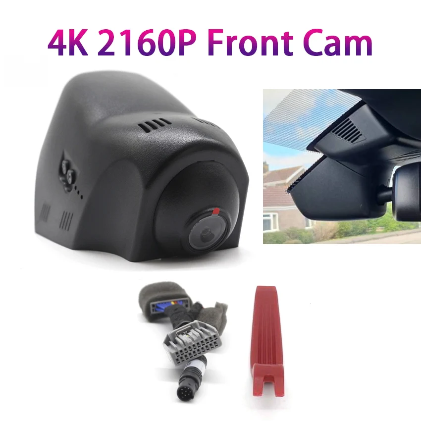 Nieuw! Dash Cam 4K 2160P voor Land Rover Discovery Sport 2015-2019, voor Jaguar XF XE 2016-2021, F-PACE 2016-2021, Auto DVR Camera