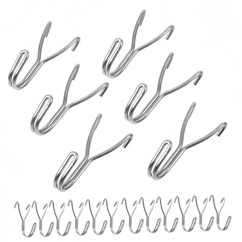 Strong Load Capacity 25mm Wall Storage Hooks 16 pcs, perfect for Workshop Organizer, 304 Stainless Steel