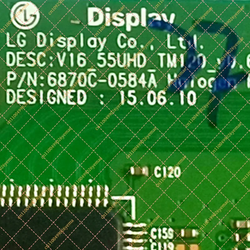 Replacement T-Con Board 6870C-0584A 6870C-0584B, Brand New Original for LG 43 49 55 Inch Televisions