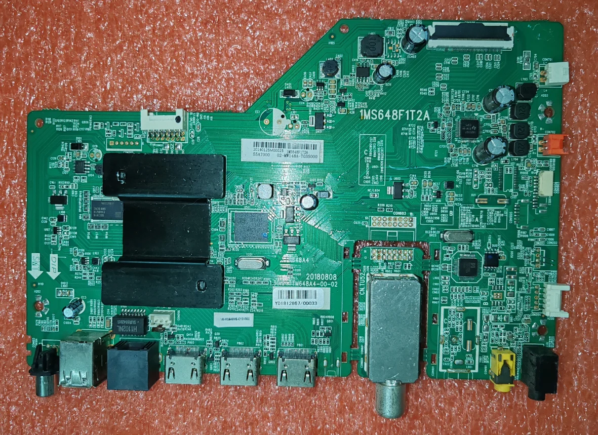 

1MS648F1T2A 55A7500 LEDWiFi network TV motherboard, tested well, physical photo