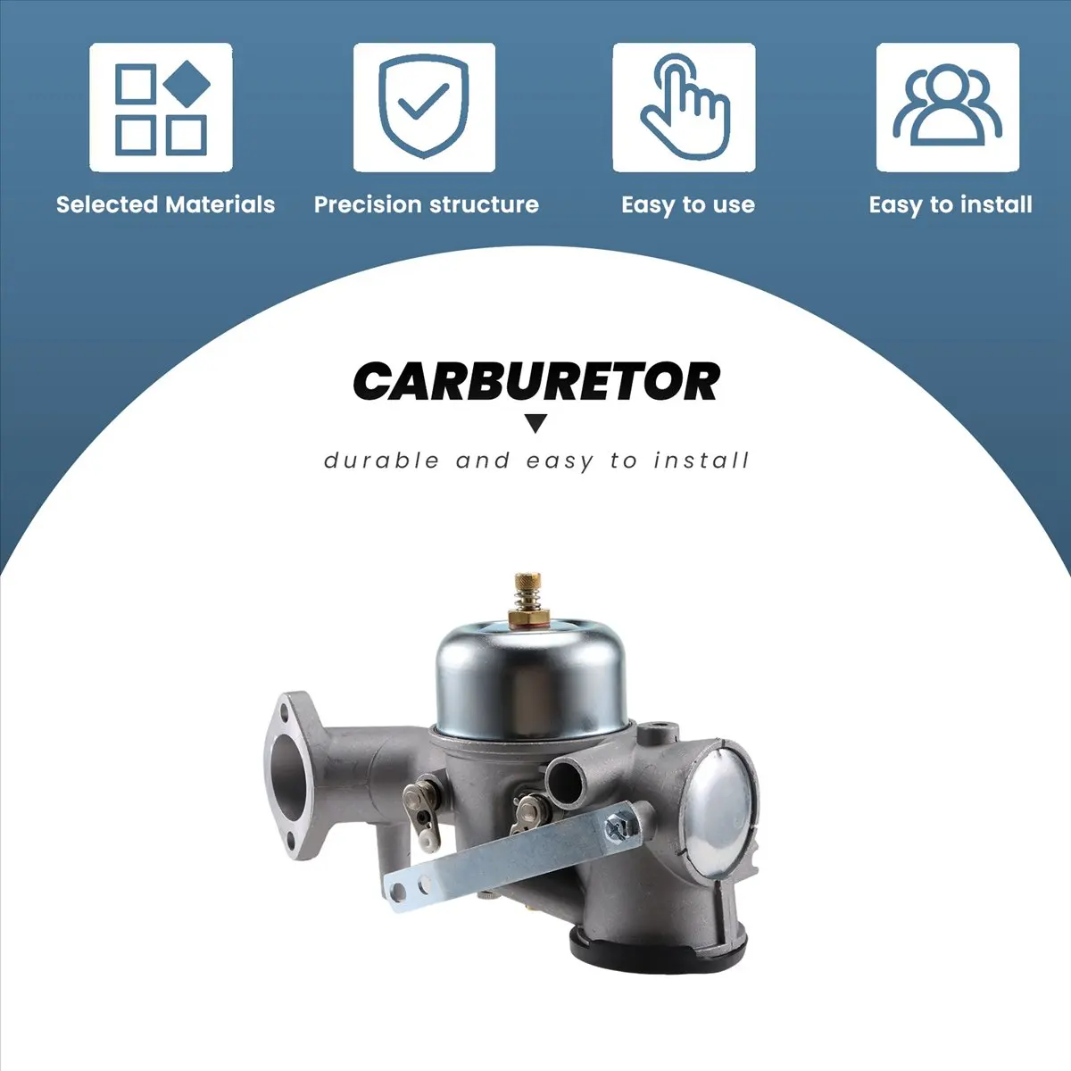#25C (Silver)Carburetor Carb with Gaskets 252702 252707 for Briggs & Stratton,Automotive Parts & Accessories - view 5