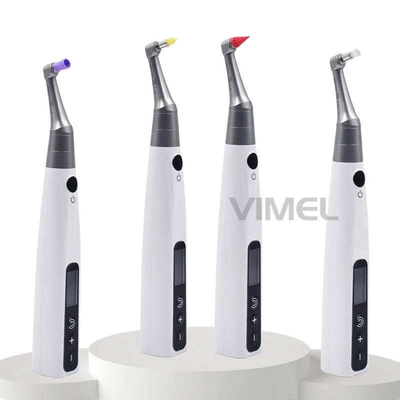 

4 вида полировальных чашек/щетки, стоматологическая электрическая полировальная машина для чистки зубов, беспроводной профилактический двигатель, 6 скоростей, вращение на 360 градусов