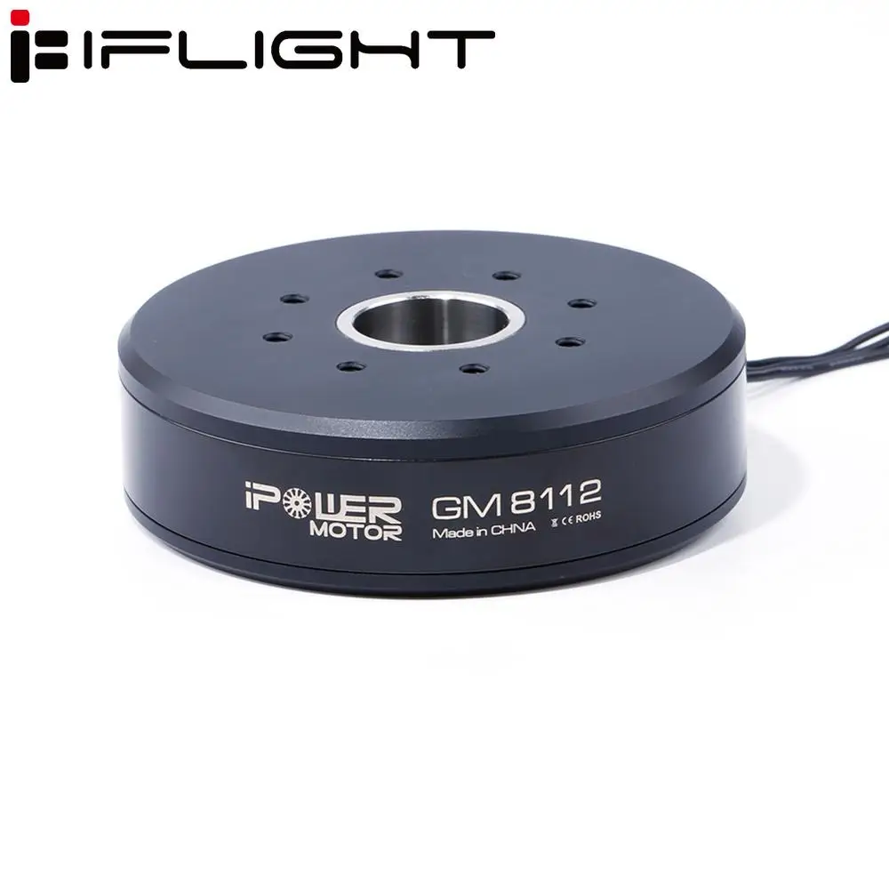 iFlight iPower Turntable of Airborne Lidar Pod Motor /UAV pod Motor GM8112 Gimbal Motor 22mm Shaft with Integrated Magnetic Ring