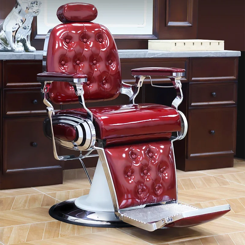 

Hair Salon Styling Station Mirror Nail Chairs Chair Stylist Professional Barber Chaise Design Luxe Armchair Tool Beauty Sofa