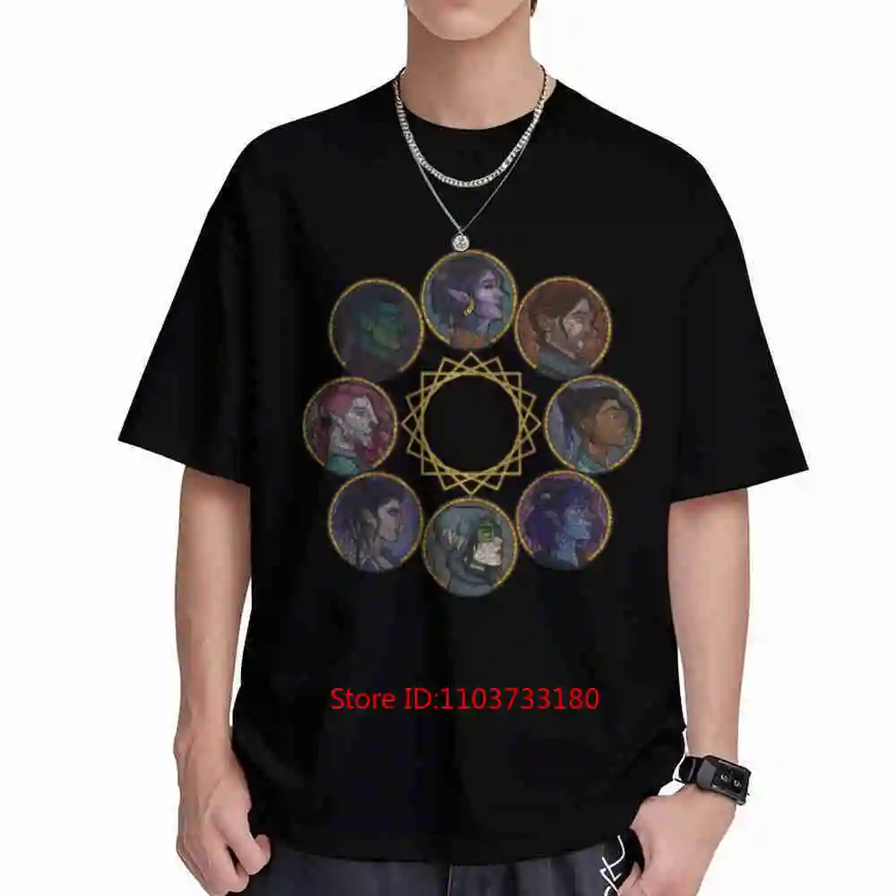 T-shirt à manches courtes The Mighty Nein 100% coton