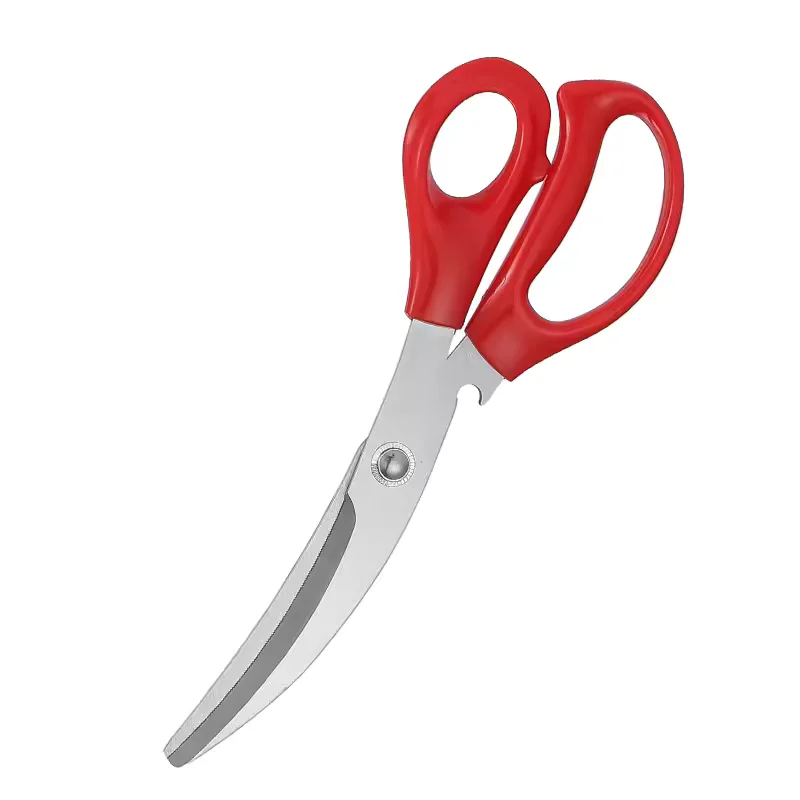 

Stainless Steel Grill Shear Multifunctional Barbecue Scissors Food Vegetable Meat Scissor Kitchen Gadget Peferct for BBQ Camping