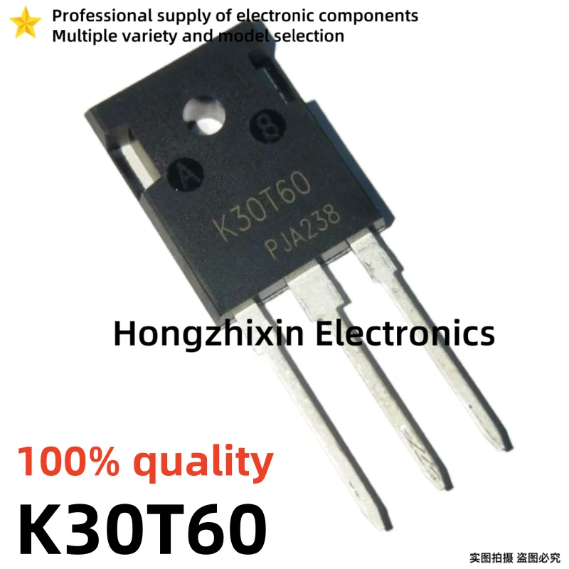 10PCS Brand new 100% quality K30T60 K50T60 K75T60 TO-247 high-power IGBT single tube 30T60 50T60 75T60