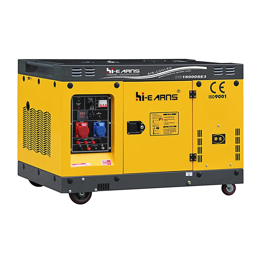 Best price 12KW 15KVA twin cylinder v type 2V98 single phase silent type air cooled die·sel generator