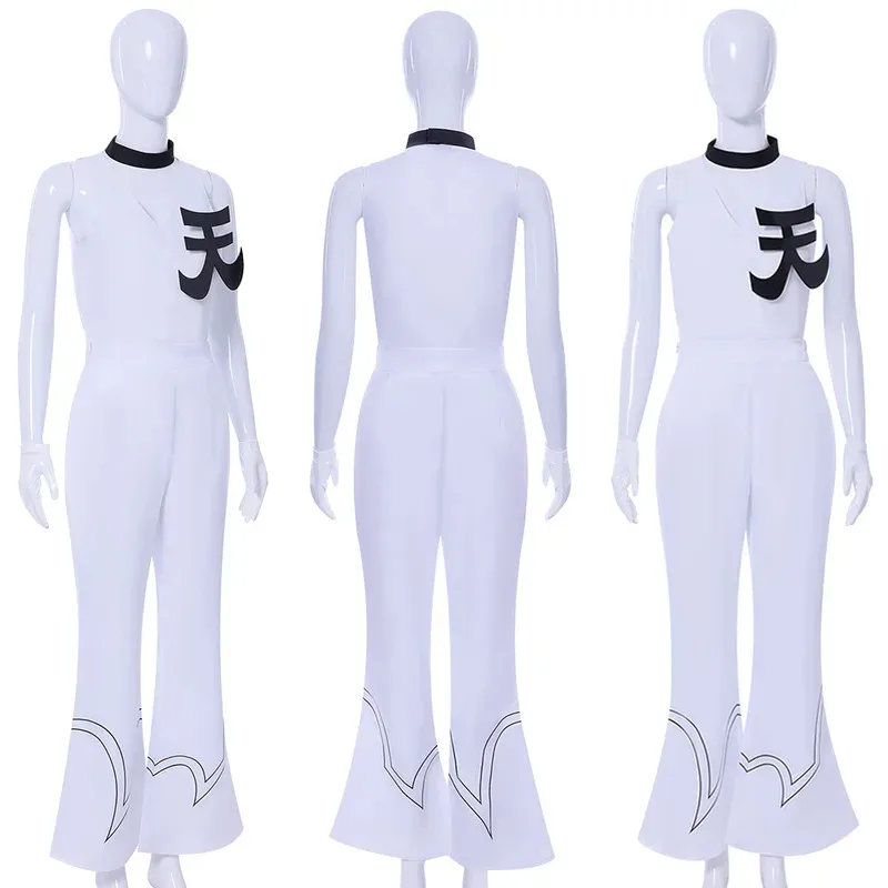 CyAnime Panty And Stocking Cosplay Polyurethane Top Pants Wig Roleplay Costume Female Suit Outfits Halloween Carnival Party Clot