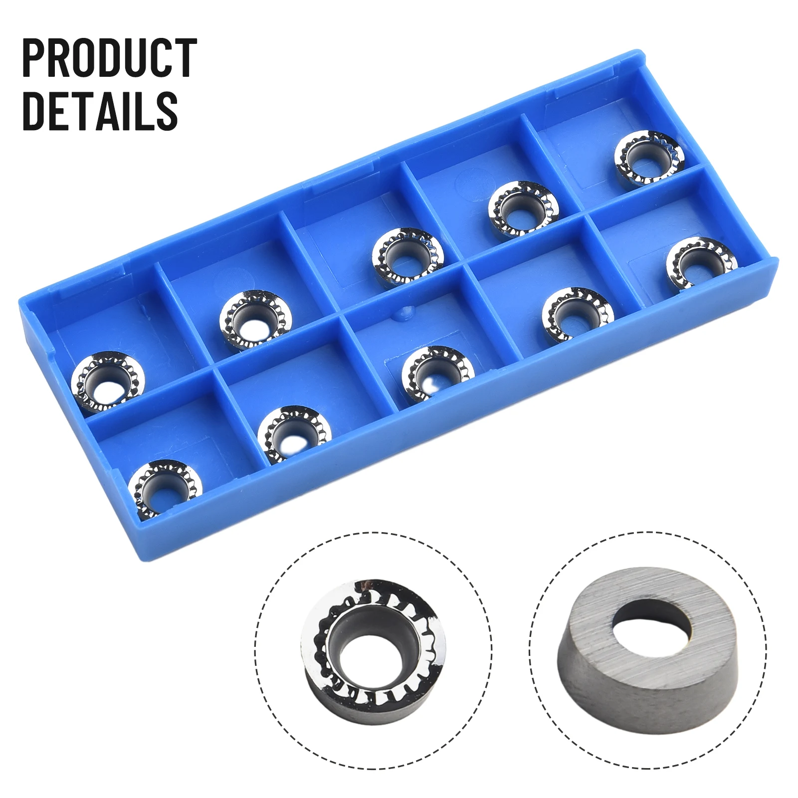 RCGT1003MO AK H01 Carbide Inserts for Semi Finishing and Finishing For Aluminum Better Quality Machined Parts 10 Pieces