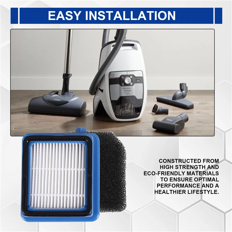 【플래시 세일】 Electrolux Q6 Q7 Q8 WQ61/WQ71/WQ81 진공 청소기 예비 부품용 교체 Hepa 필터