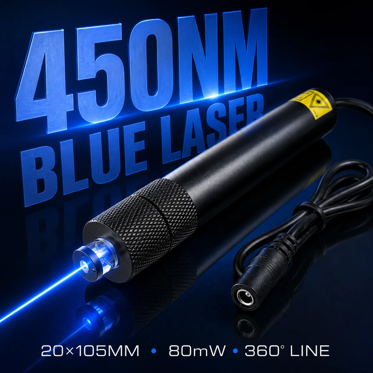 ZhonNa 450nm 80mW Bleu 360 °   - Industrial Laser Alignment Equipment avis et prix