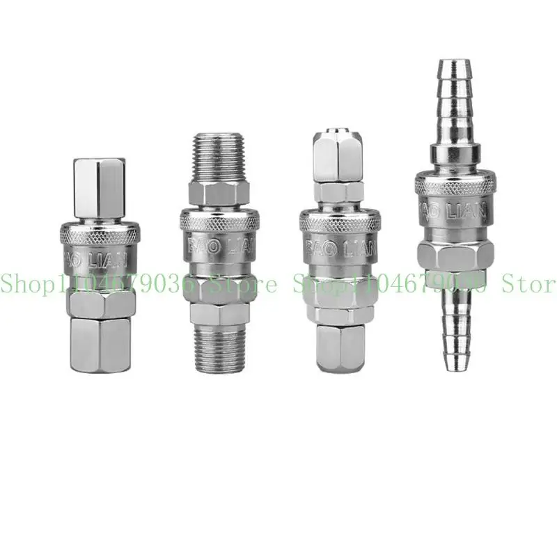 652F Quick Releases Connector Universal Leak Prevention Pneumatic Gas Hose Nozzle