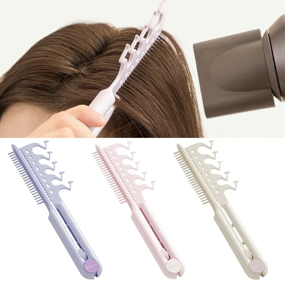 

Новая портативная костяная расческа «два в одном», V-образная многофункциональная пушистая расческа для корня волос, инструмент для прически, парикмахерская расческа с высоким черепом