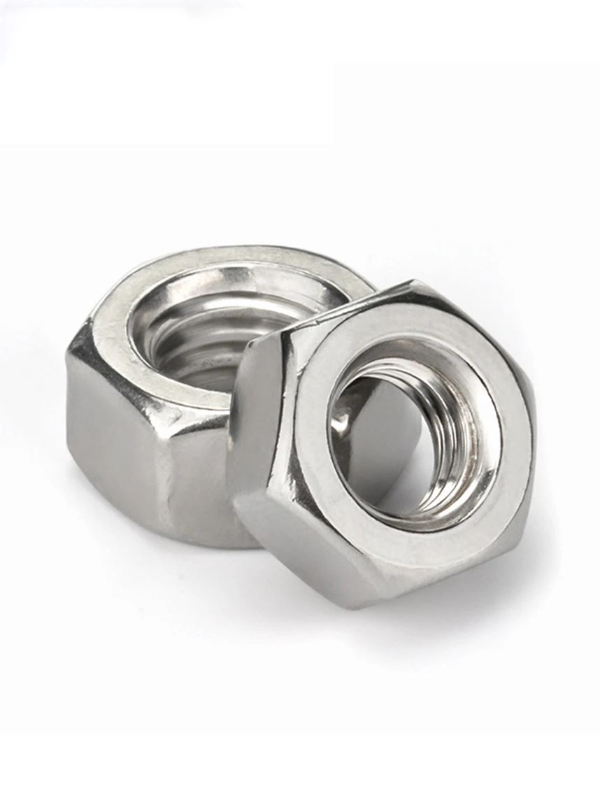 

316 Stainless Steel M2.5 M3 M4 M5 M8 M10 M12 M14 M16 M18 M20 Hex Nut Hardware Accessories