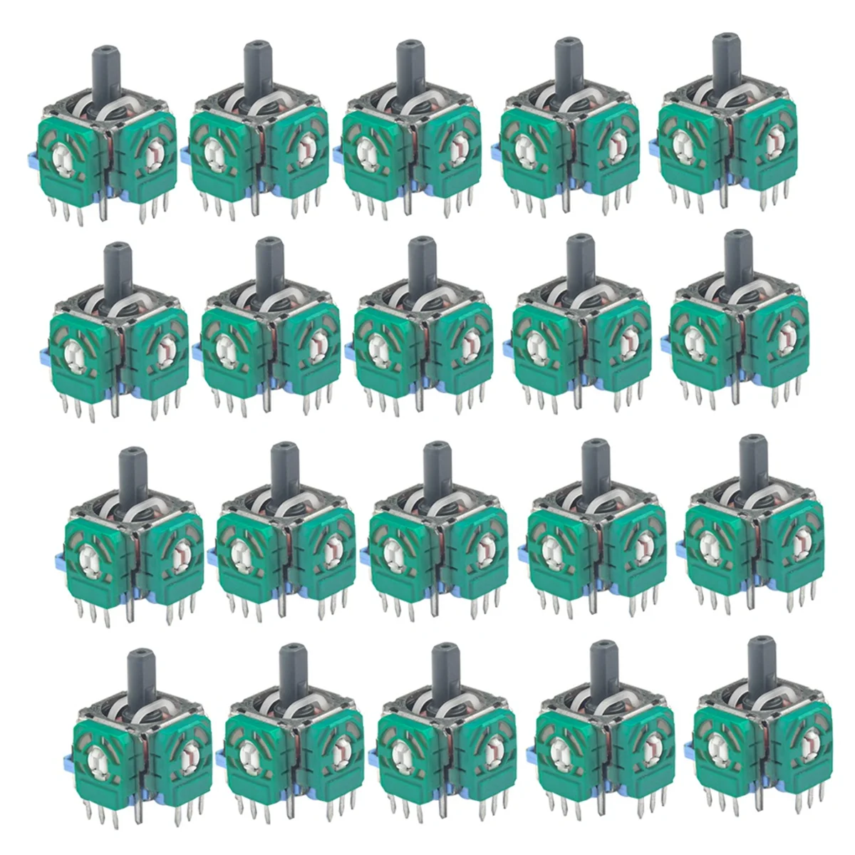

T06C-20PCS for PS4 3D Analog Joystick Thumb Stick for Switch Pro/XBOX ONE/PS4 Game Controller Joystick Potentiometer