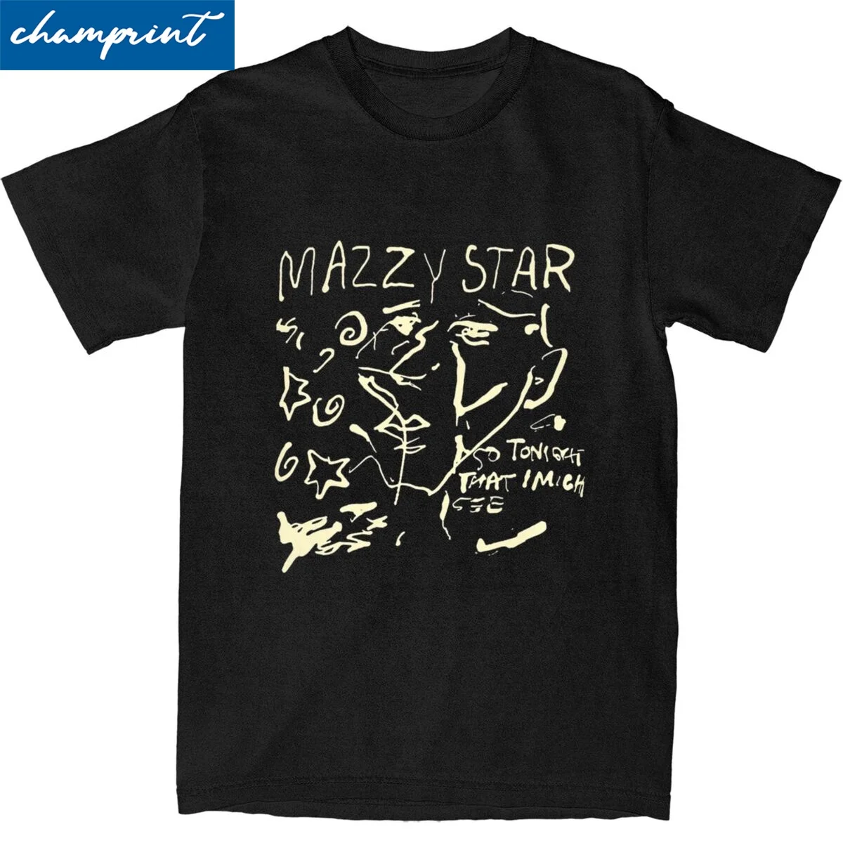 Mazzy Star Music Band T-Shirt Men Women Leisure Cotton Tee Shirt O Neck Short Sleeve T Shirts Big Size Clothing