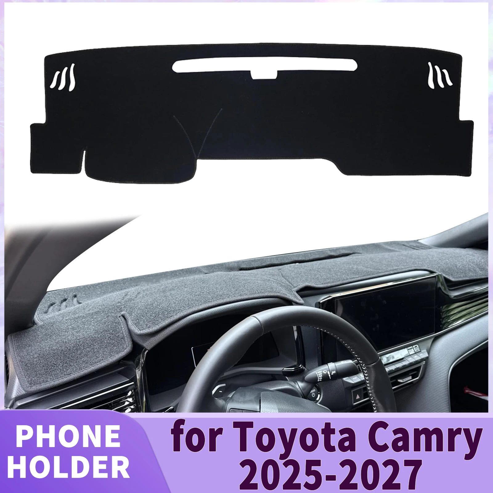 

fit for Toyota Camry 2025 2026 2027 XV80 Car Accessories Dashmat Dashboard Cover Pad DashMat Sunshade Protective Carpet