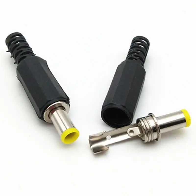 DC Plug Adapter Laptop Adapter Tips Universal Connectors Jack 6.0mm/6.4mm Connector Welding DC Plug With Pin DC Tip For Laptop