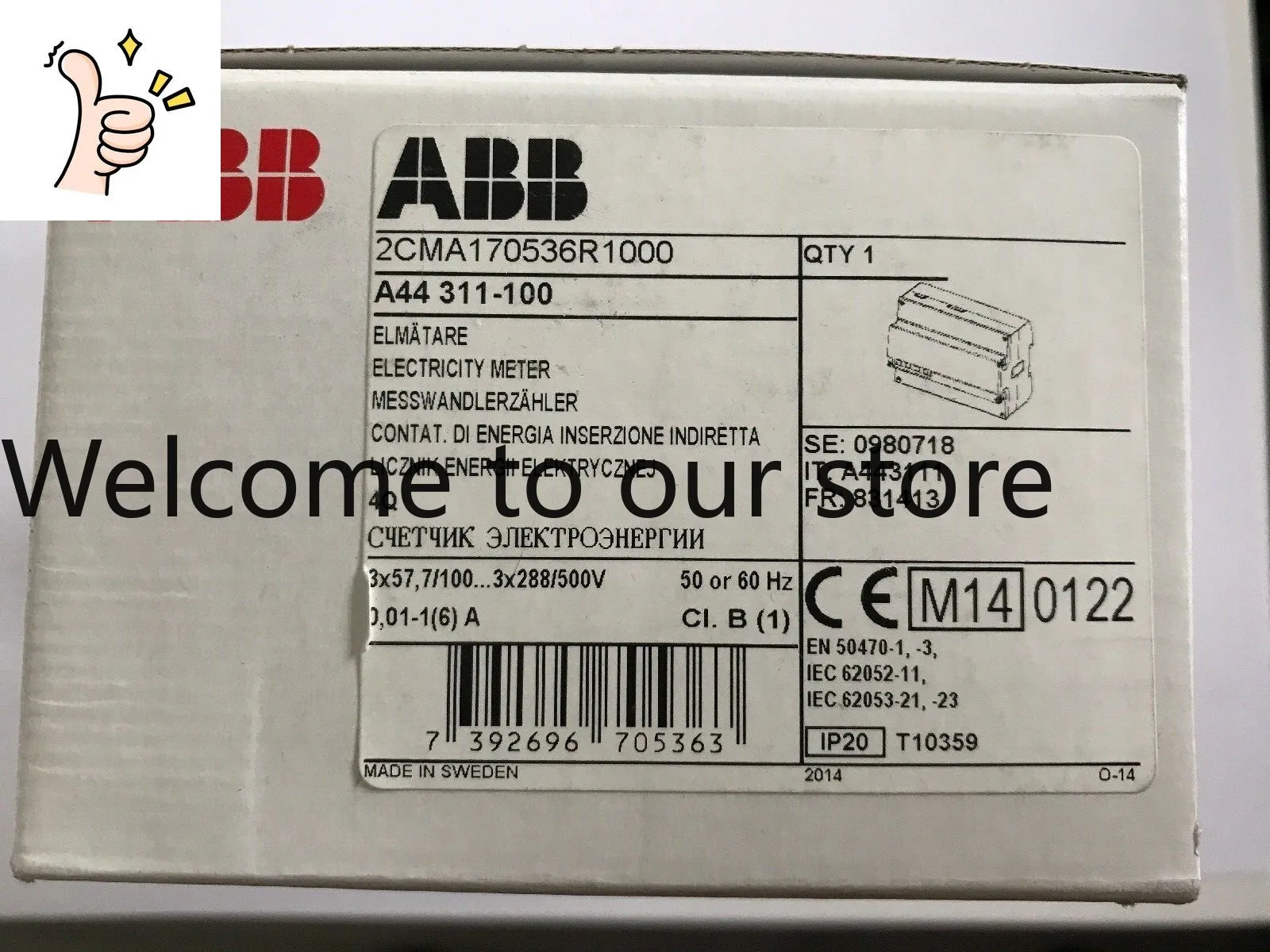 

Абсолютно новый оригинальный измерительный прибор ABB для монтажа на DIN-рейку A44 311-100/A44 212-100