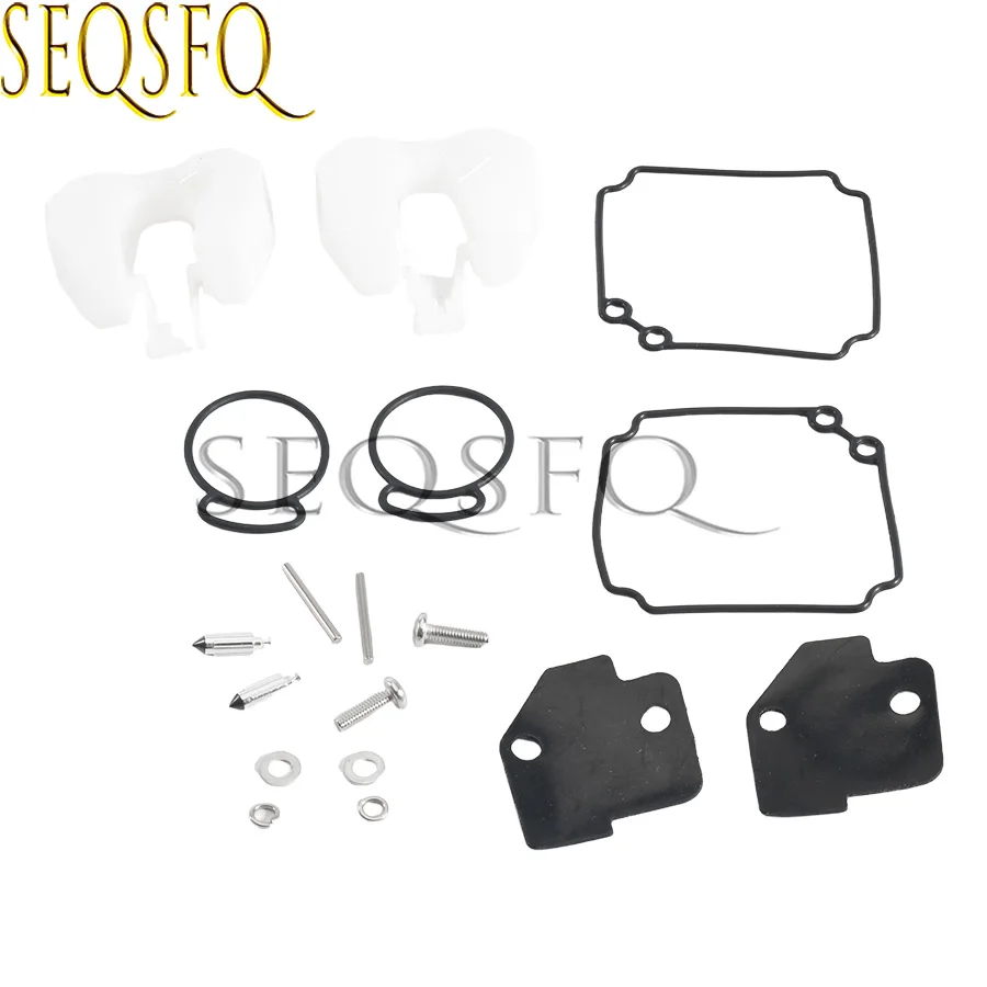 

2 комплекта ремкомплектов карбюратора 6L2-W0093 для лодочных моторов Yamaha 2-тактных 20 л.с. 25 л.с., топливная система 6L2-W0093-00, запчасти 18-7739