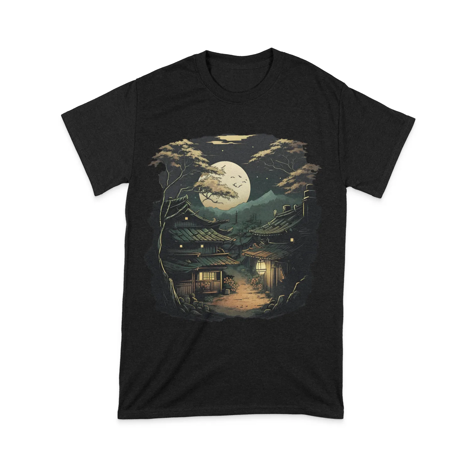 

Old Japanese Village, Japan Streetwear, J-Fashion Tee Graphic Tee Unisex T-shirt