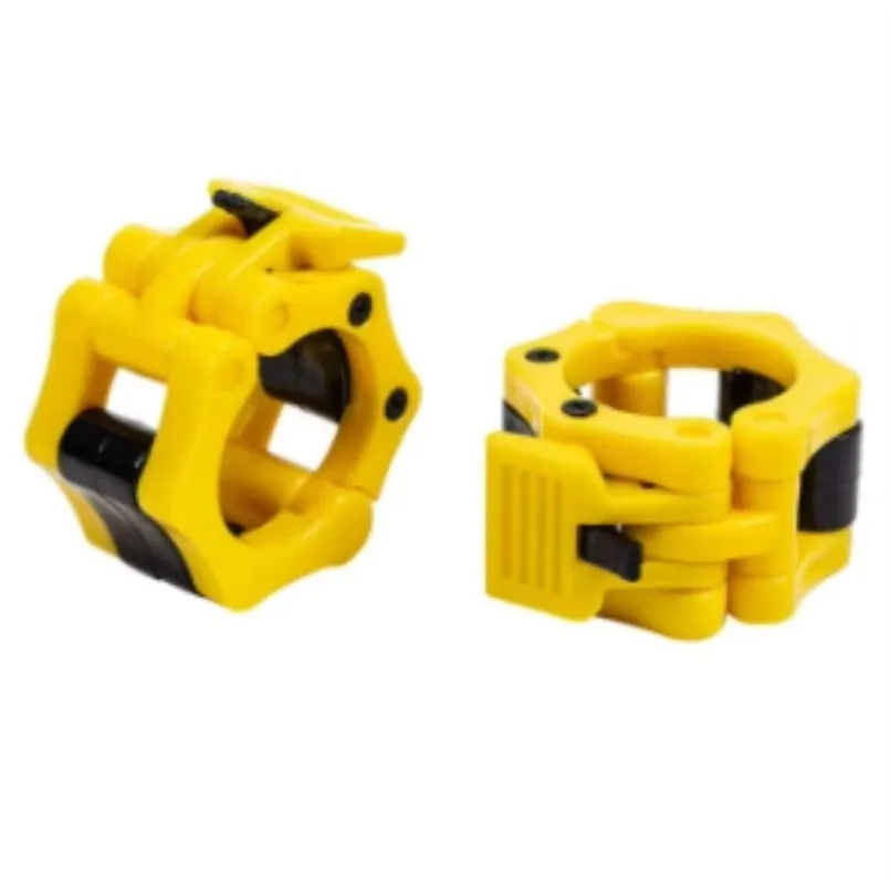 2026 Fitness Accessories Spring Clip Collars  Weightlifting Lock Barbell Clamp Spring Aluminum Barbell Collarpromote sales