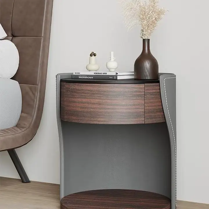 2024 New Italian Luxury Style Nightstand Small Unit Creative Household Furniture