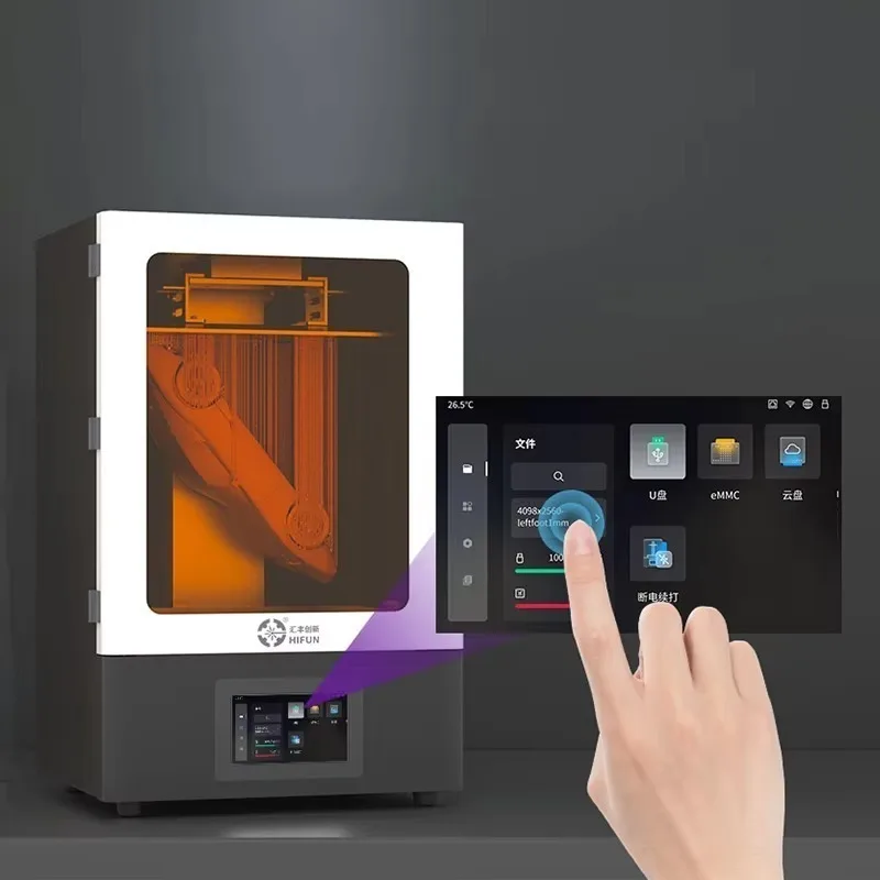 3D Printer Industrial-Grade SLA Printer Stable Z-Axis Motion for High-Detail Miniatures Masters