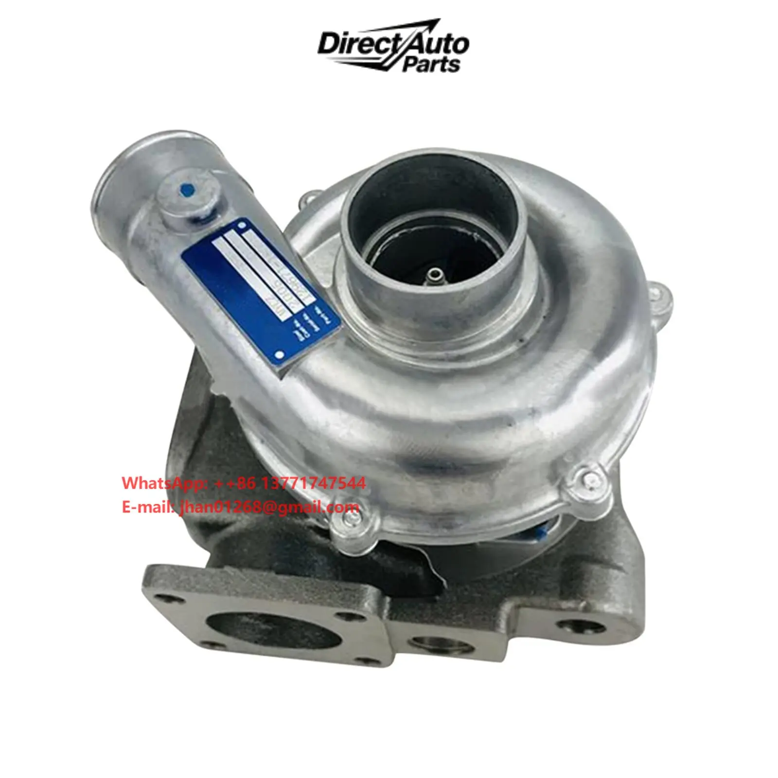 New Turbocharger 129671-18001 Compatible With Marine Engine 4JH3-T 4JH3-TE