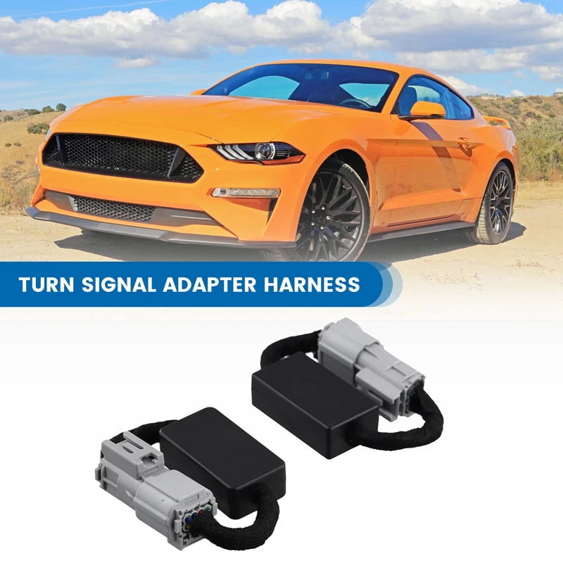 Tail Lights Dynamic Turn Signal Adapter Harness Blinker Module Kits(8Pin:EU,AU )For Ford Mustang 2020-2024