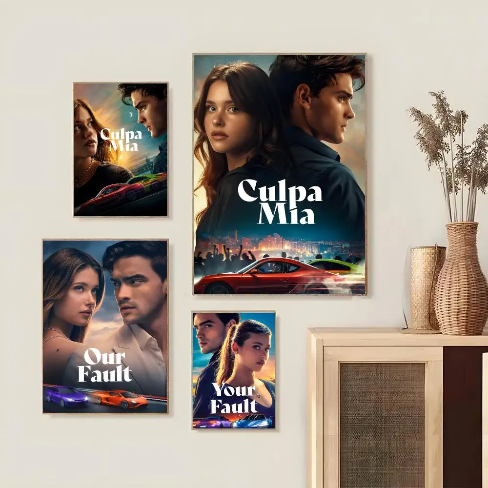 Classic Movie My F-Fault Poster Modern Canvas Wall Art High-Quality Print Poster For Hallway Living Room Home Decor