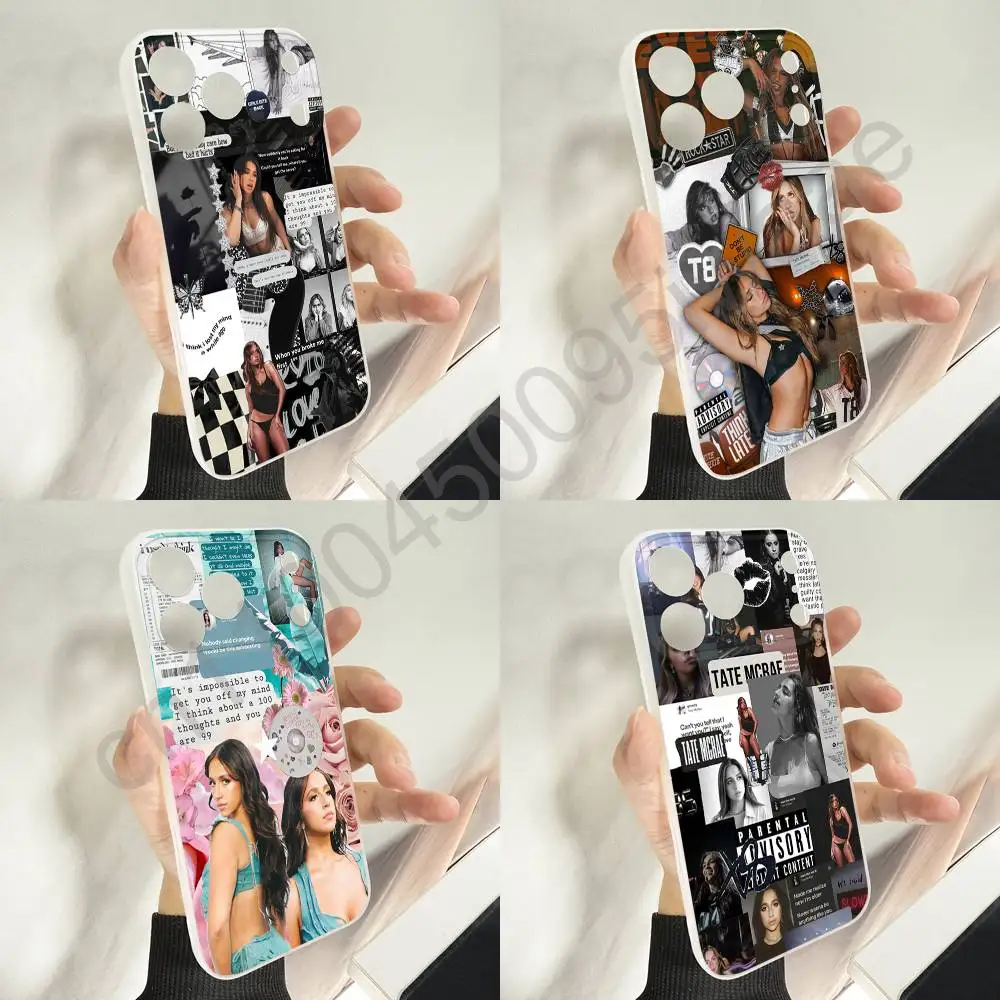 

Singer Cool T-Tate McRae Phone Case For iPhone 11,16,15,14,13,17,12,Plus,E,Air,Mini,Pro,Max Magnetic Magsafe Soft Cover