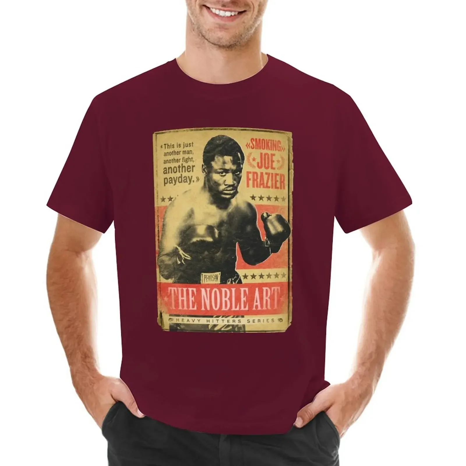 Smokin' Joe Frazier T-Shirt Tee new editiont fitted t shirts for Men Sanitys Falls Sally Face Logo heavyweight sweatshirt 2024