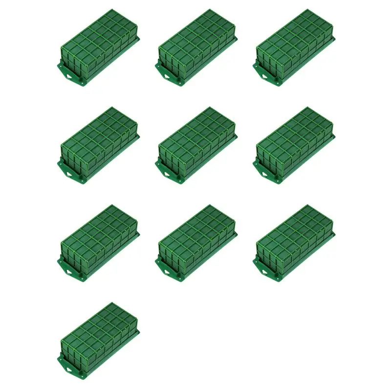 

A88E-10 Pcs Floral Foam Cage Flower Holder With Floral Foam For Flowers Cage Bowl For Table Centerpiece Floral Arrangement
