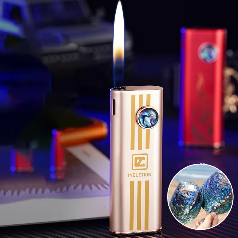 

Creative Cat Eye Open Flame Butane Torches Lighters Mini Portable Butane Lighter Open Fire Gas Lighter Smoking Men's Gift