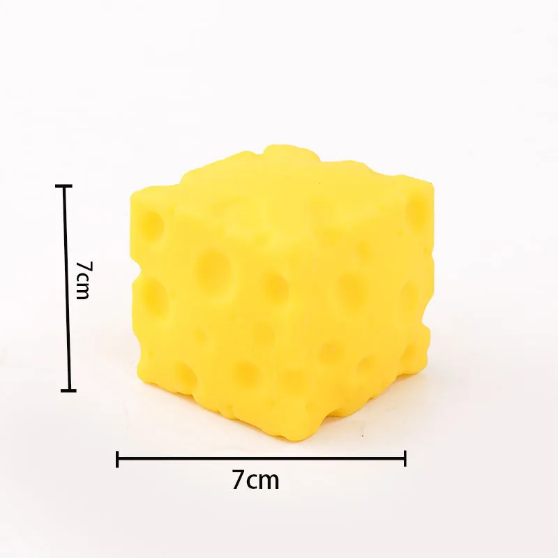 Soft Sticky Cheese Slow Rebound Squishy, Simulated Food Squeeze Fidget Toy, Wholesale Stress Toys For Cross-Border Retail