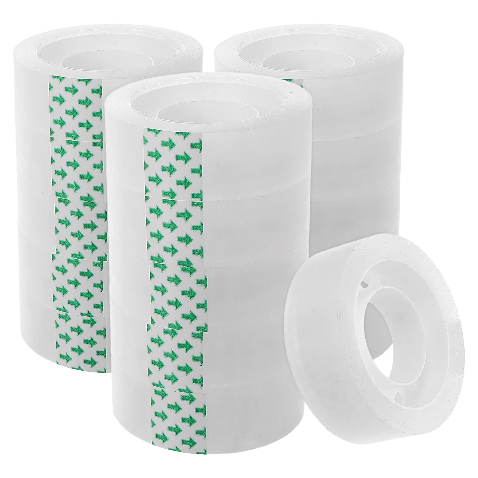 

16 Rolls Stationery Tape Clear Refills for Dispenser School Office Tapes Invisible Small