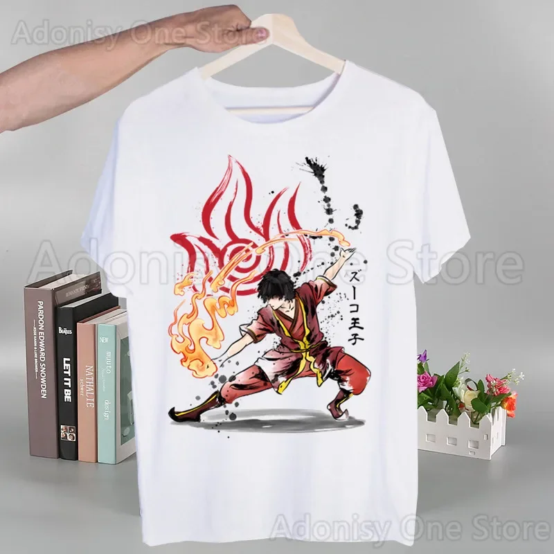 Avatar The Last Airbender Kawaii Anime Appa T Shirt Men New Casual Short Sleeve Tshirt Homme Manga Unisex T-shirt Tees